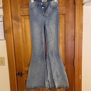 We The Free Light Blue Flare Jeans